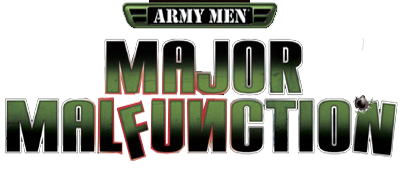 Army Men: Major Malfunction title screen for Playstation 2